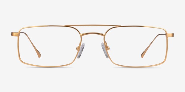 Johnson Doré Titane Montures de lunettes de vue