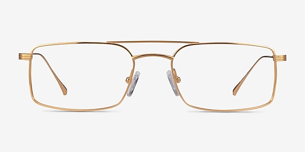 Johnson Gold Titanium Eyeglass Frames