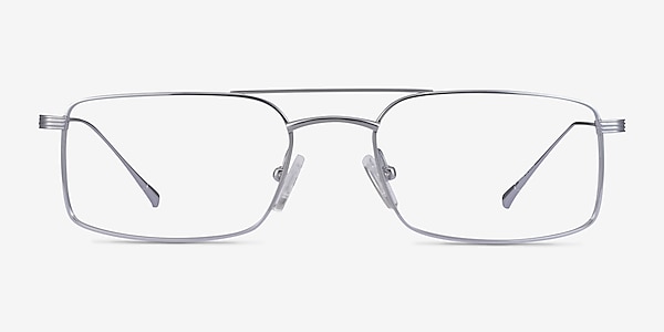 Johnson Silver Titanium Eyeglass Frames