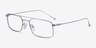 Johnson Silver TitaniumEyeglass Frames from EyeBuyDirect, Angle View
