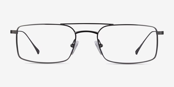 Johnson Dark Gunmetal Titanium Eyeglass Frames