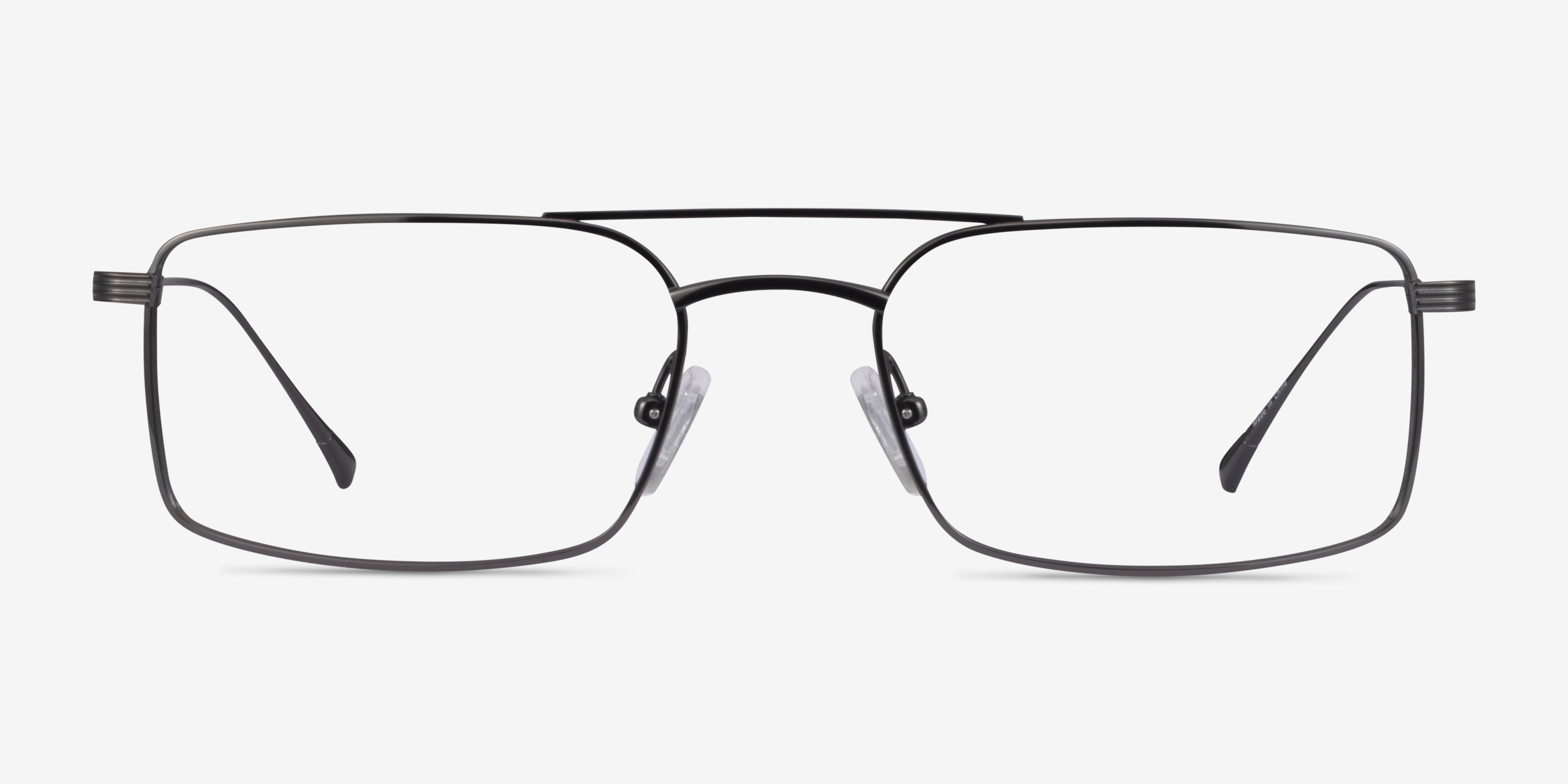 Johnson Aviator Dark Gunmetal Glasses For Men Eyebuydirect 