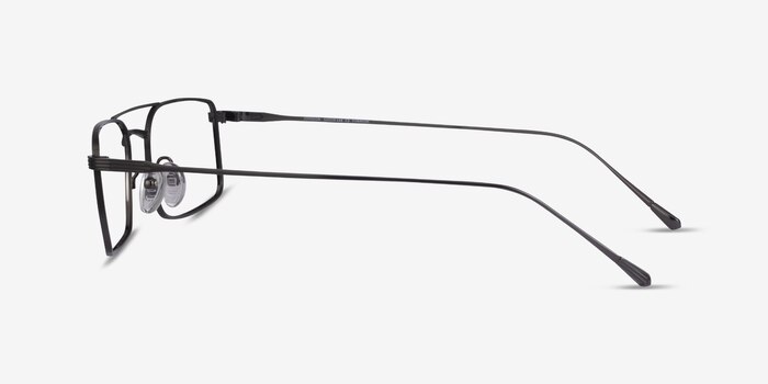 Johnson Dark Gunmetal Titanium Montures de lunettes de vue d'EyeBuyDirect