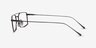 Johnson Dark Gunmetal TitaniumEyeglass Frames from EyeBuyDirect, Side View