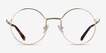 Midtown Gold TitaniumEyeglass Frames from EyeBuyDirect, Front View