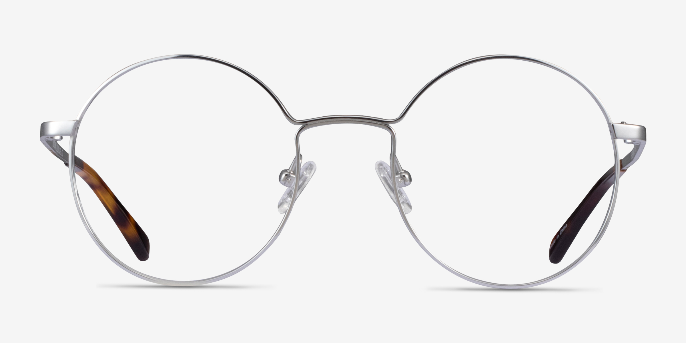 Midtown Round Silver Full Rim Eyeglasses Eyebuydirect