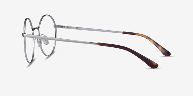 Midtown Silver TitaniumEyeglass Frames from EyeBuyDirect, Side View