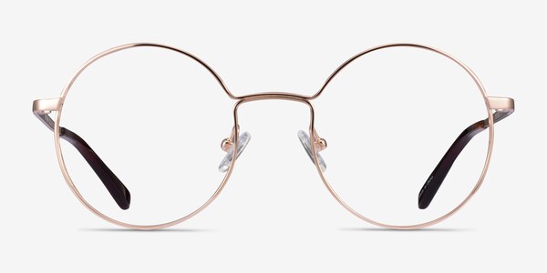 Midtown Rose Gold Titanium Eyeglass Frames