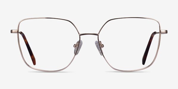 Bessie Doré Titane Montures de lunettes de vue