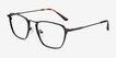 Astronomy Matte Black TitaniumEyeglass Frames from EyeBuyDirect, Angle View