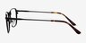 Astronomy Matte Black TitaniumEyeglass Frames from EyeBuyDirect, Side View
