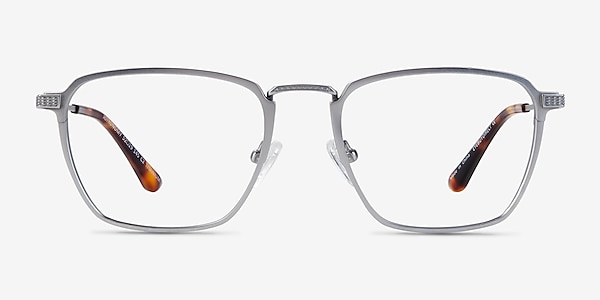 Astronomy Matte Silver Titanium Eyeglass Frames