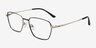 Eren Black Gold TitaniumEyeglass Frames from EyeBuyDirect, Angle View