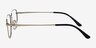 Eren Black Gold TitaniumEyeglass Frames from EyeBuyDirect, Side View