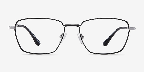 Eren Black Silver Titane Montures de lunettes de vue