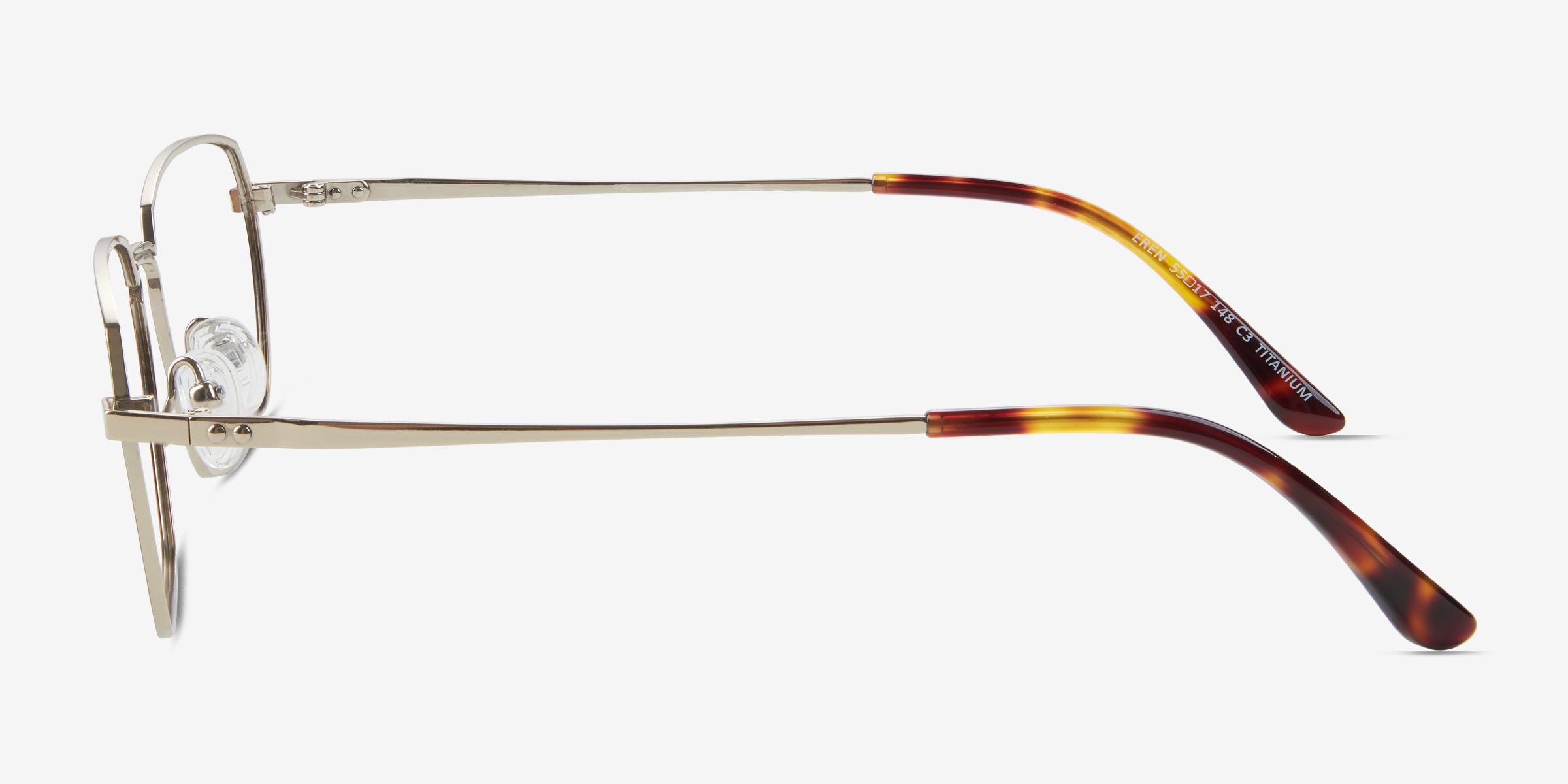 Eren Rectangle Bronze Gold Full Rim Eyeglasses | Eyebuydirect