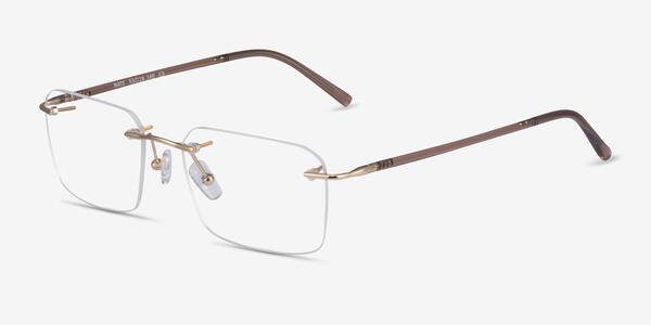 Gold Brown Nate -  Titanium Lunettes de vue