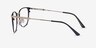 Pond Matte Black TitaniumEyeglass Frames from EyeBuyDirect, Side View