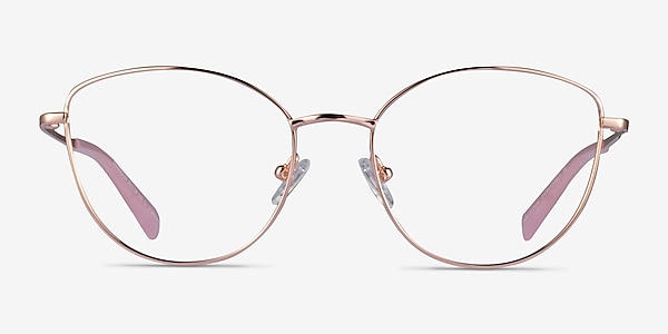 Mandolin Rose Gold Titanium Eyeglass Frames
