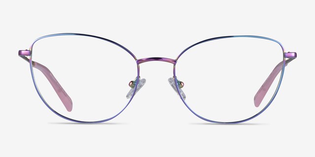 Mandolin Rainbow TitaniumEyeglass Frames from EyeBuyDirect, Front View