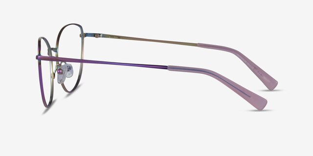 Mandolin Rainbow TitaniumEyeglass Frames from EyeBuyDirect, Side View