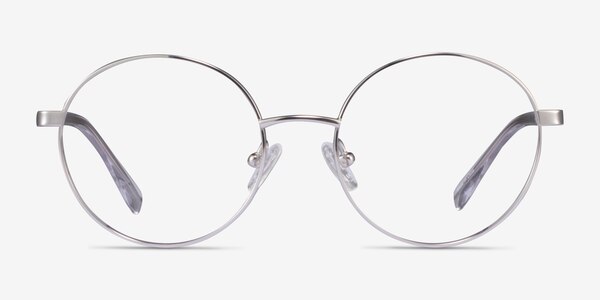 Sahel Silver Titanium Eyeglass Frames
