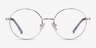 Sahel Silver TitaniumEyeglass Frames from EyeBuyDirect, Front View