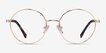 Sahel Gold TitaniumEyeglass Frames from EyeBuyDirect, Front View