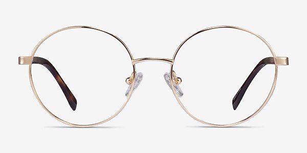 Sahel Gold Titanium Eyeglass Frames