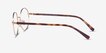 Sahel Gold TitaniumEyeglass Frames from EyeBuyDirect, Side View