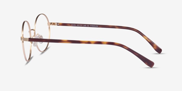 Sahel Gold Titanium Eyeglass Frames from EyeBuyDirect