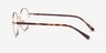 Sahel Doré TitaniumMontures de lunettes de vue d'EyeBuyDirect, Vue de Côté