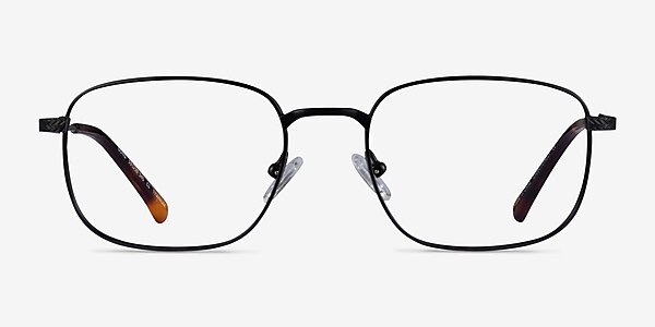 Gong Black Titanium Eyeglass Frames