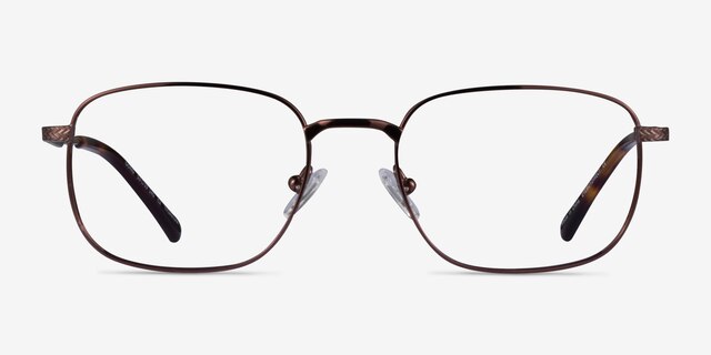 Gong Coffee TitaniumEyeglass Frames from EyeBuyDirect, Front View
