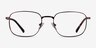 Gong Coffee TitaniumEyeglass Frames from EyeBuyDirect, Front View