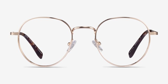 Antone Gold TitaniumEyeglass Frames from EyeBuyDirect, Front View