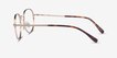 Antone Gold TitaniumEyeglass Frames from EyeBuyDirect, Side View