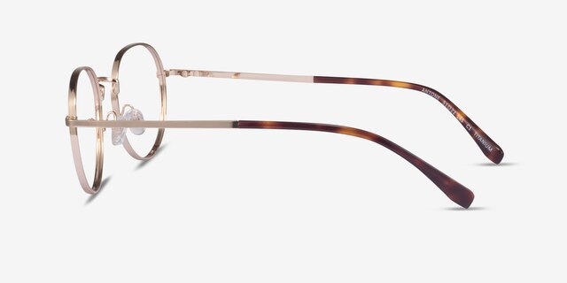 Antone Gold TitaniumEyeglass Frames from EyeBuyDirect, Side View