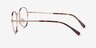 Antone Gold TitaniumEyeglass Frames from EyeBuyDirect, Side View