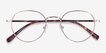 Antone Gold TitaniumEyeglass Frames from EyeBuyDirect, Closed View