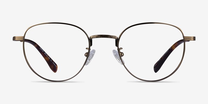 Scottie Bronze Titanium Eyeglass Frames from EyeBuyDirect