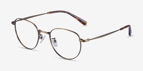 Scottie Round Bronze Full Rim Eyeglasses | EyeBuyDirect
