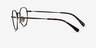 Scottie Bronze TitaniumEyeglass Frames from EyeBuyDirect, Side View