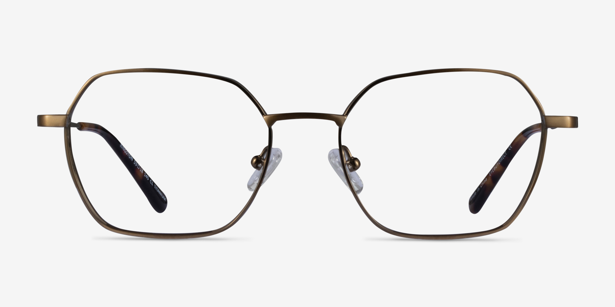 Kingston Geometric Bronze Full Rim Eyeglasses Eyebuydirect