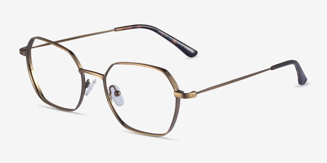 Kingston Bronze TitaniumMontures de lunettes de vue d'EyeBuyDirect, Vue d'Angle