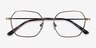 Kingston Bronze TitaniumMontures de lunettes de vue d'EyeBuyDirect, Vue Rapprochée