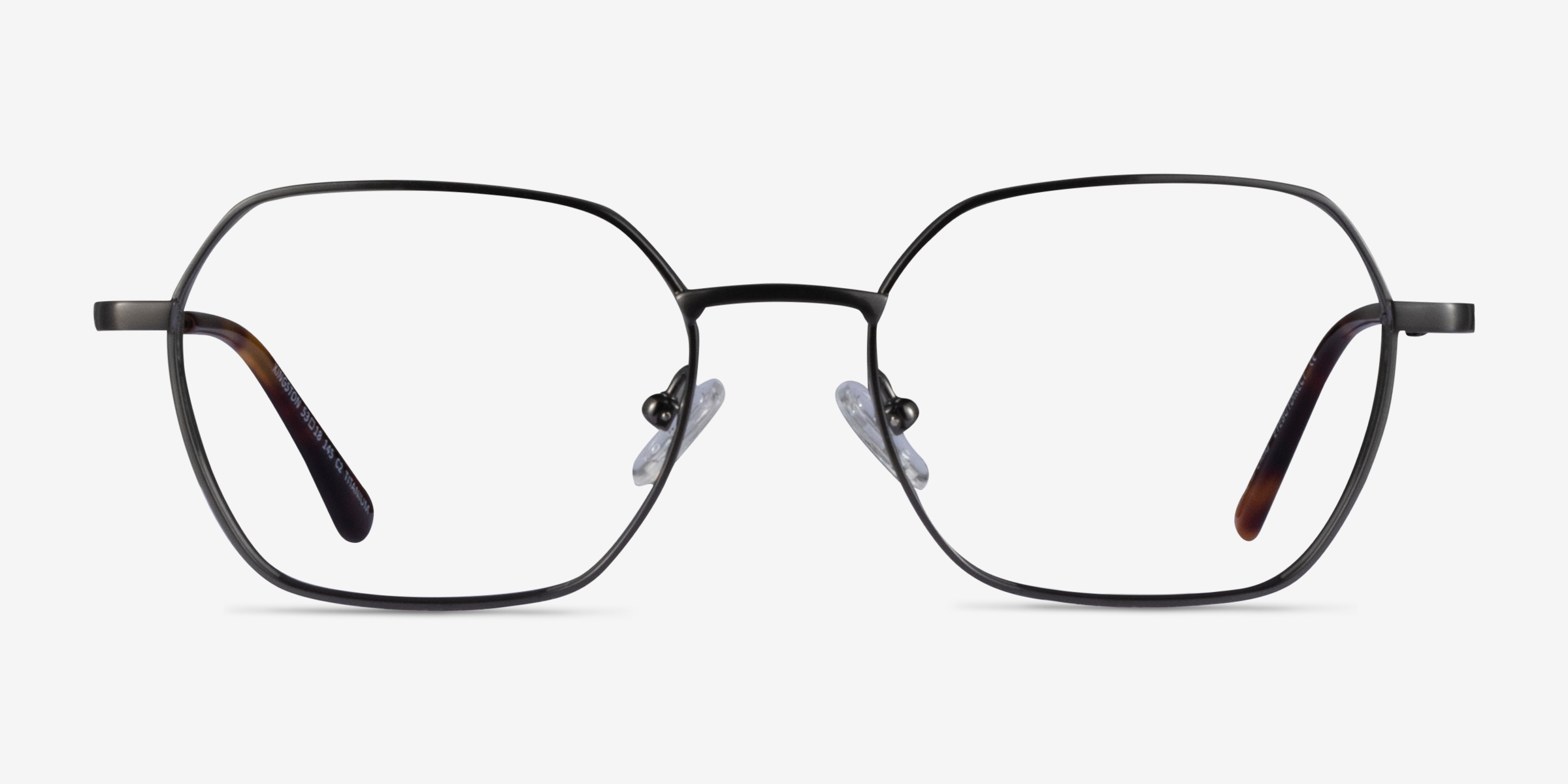 Kingston Geometric Gunmetal Full Rim Eyeglasses Eyebuydirect