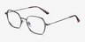 Kingston Gunmetal TitaniumEyeglass Frames from EyeBuyDirect, Angle View