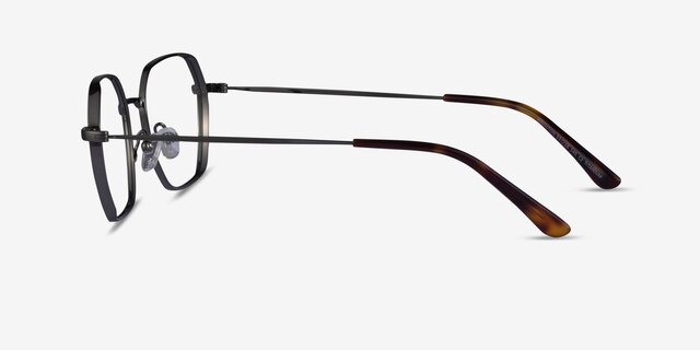 Kingston Gunmetal TitaniumEyeglass Frames from EyeBuyDirect, Side View