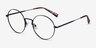Jonah Black TitaniumEyeglass Frames from EyeBuyDirect, Angle View